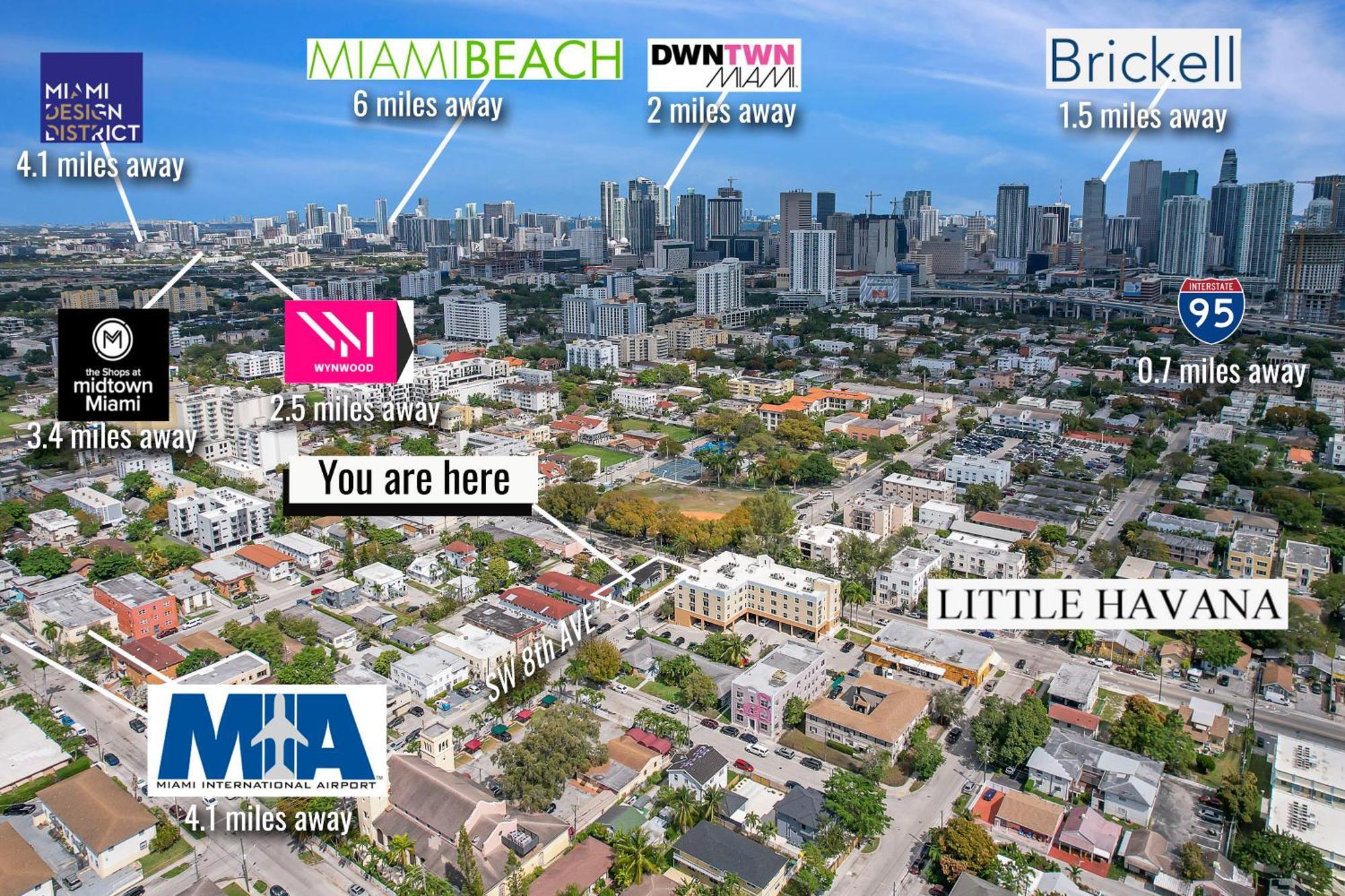 Stylish Miami Suite - Self Check-In Exterior foto